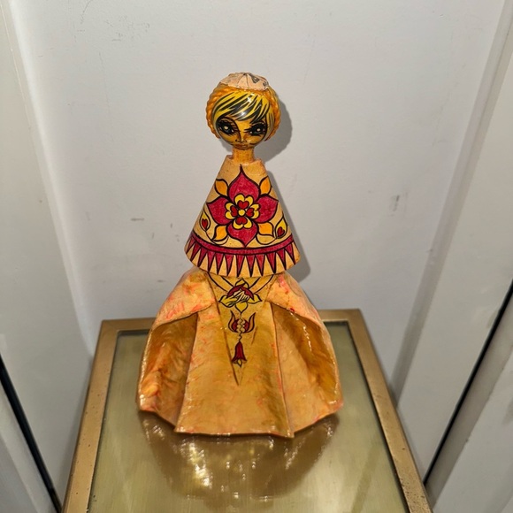 Paper Mache  by Pierre Lavat Mexican Folk Art Doll Figurine - Picture 2 of 8